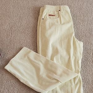 Zumiez Corduroy Pants size 36 (yellow)